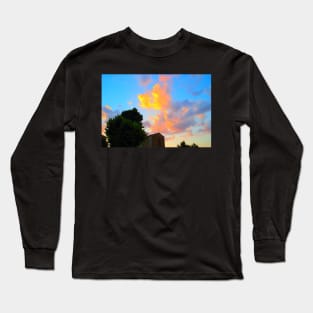 View of Corinaldo with The Saint Francis Church Long Sleeve T-Shirt